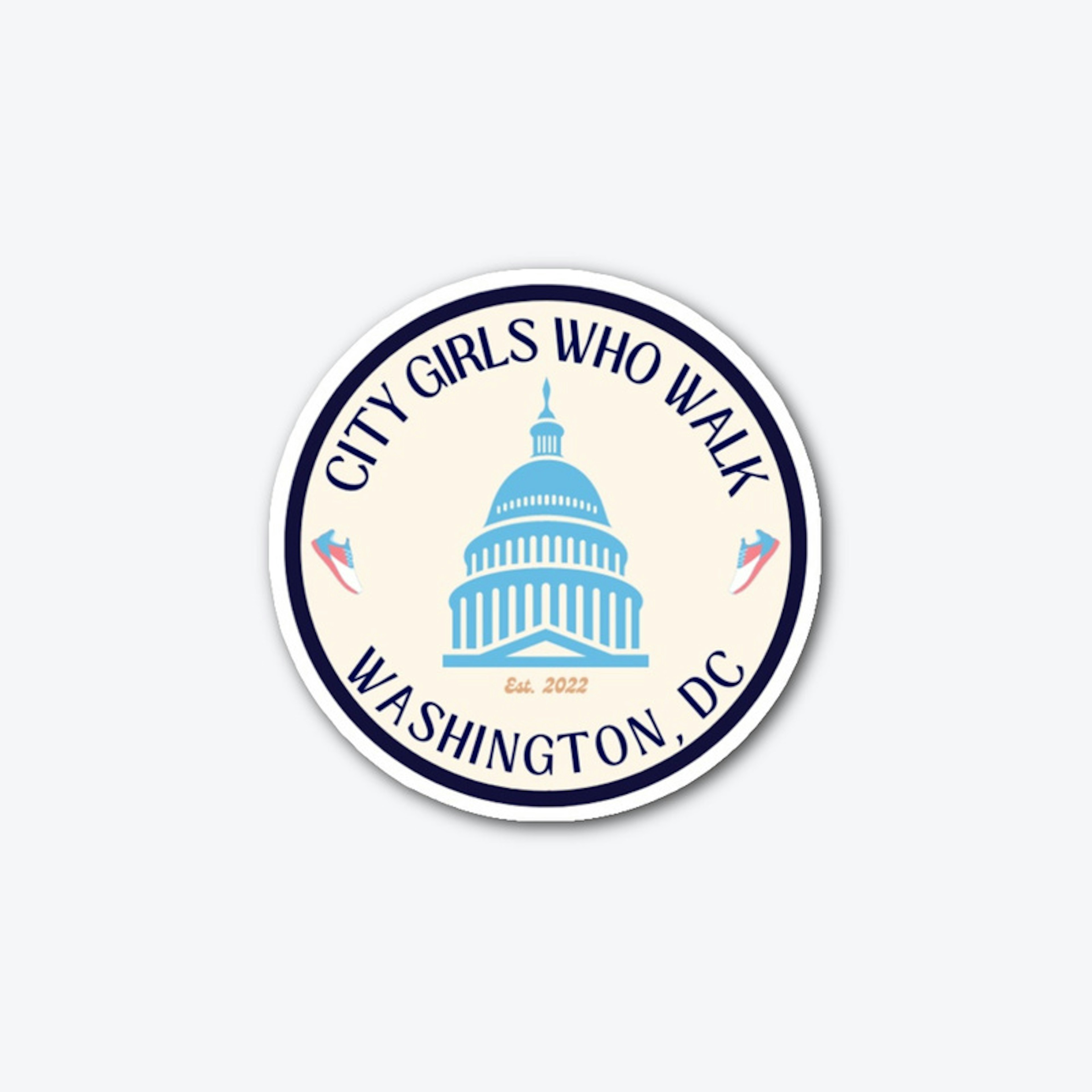 CGWWDC Blue Logo Sticker